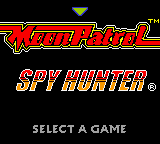 Arcade Hits - Moon Patrol & Spy Hunter (USA) Title Screen